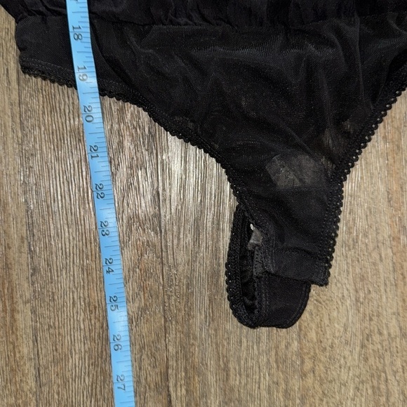 Intimately Free People Cleo Black Thong Bodysuit - Picture 15 of 15